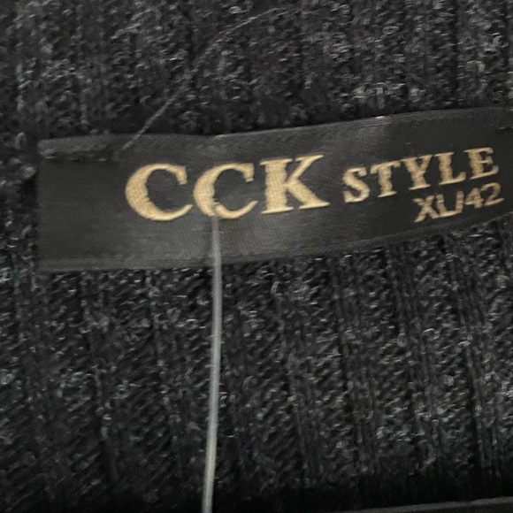 CCK Style Women's Size XL Gray Lightweight Sweater - Picture 4 of 11